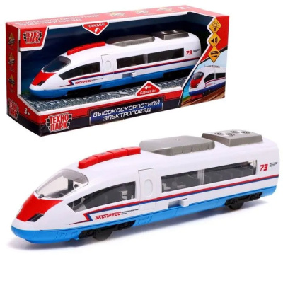 Игрушка Модель Электропоезд Технопарк ELTRAIN-30PL-BUWH 1